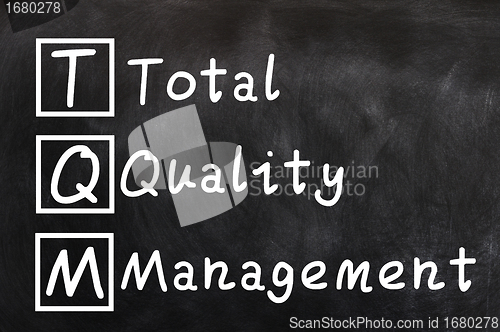 Image of Handwriting of Total Quality Management (TQM)