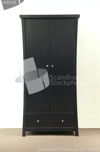 Image of Black wardrobe