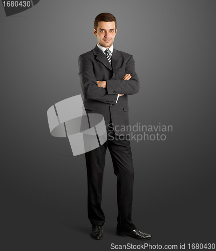 Image of Businessman In Suit Full Length