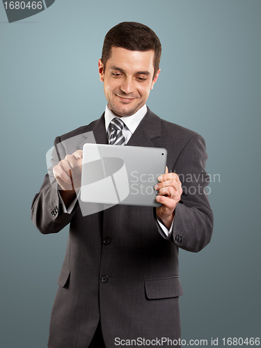Image of Businessman With I Pad