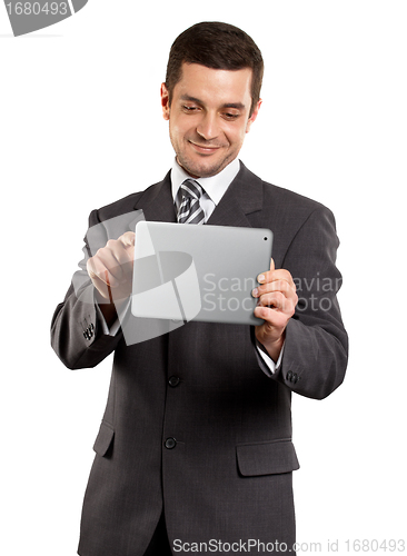 Image of Businessman With I Pad