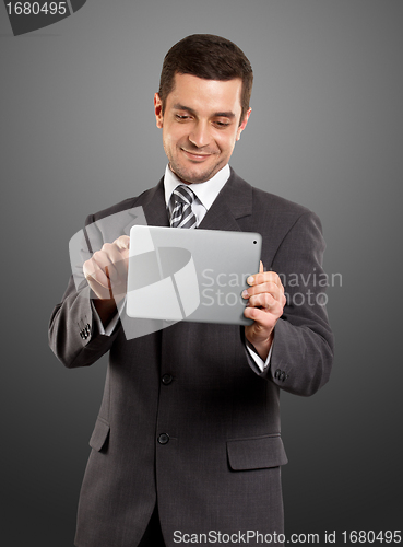 Image of Businessman With I Pad