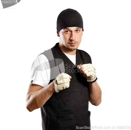 Image of Man In Boxing Position