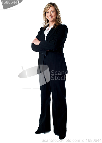Image of Full length portrait of an experienced business woman