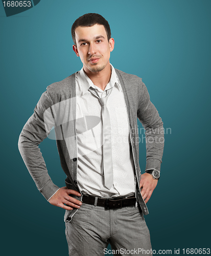 Image of Businessman Looking On Camera