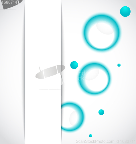 Image of abstract background with blue circle