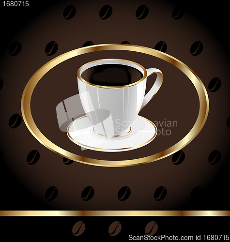 Image of Vintage background for wrapping coffee, coffee bean texture