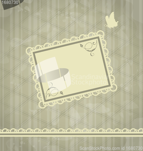 Image of Grunge oldfashioned background with greeting card