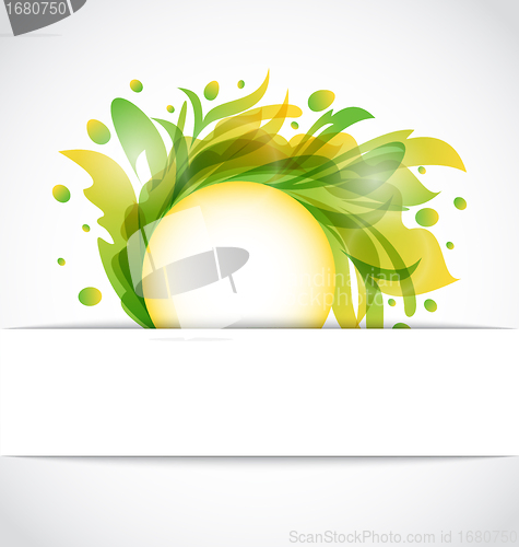 Image of eco floral transparent background