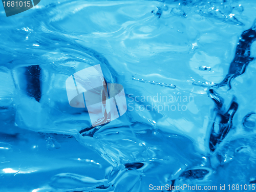 Image of blue ice