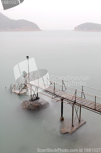 Image of hong kong Swimming Shed in sea