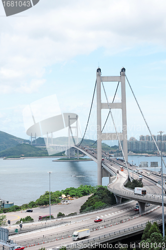 Image of Tsing Ma Bridge in Hong Kong