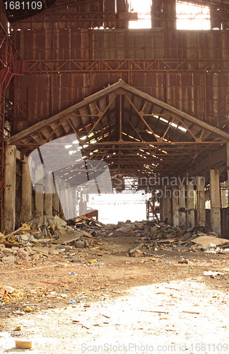 Image of Abandoned Industrial Furnace 