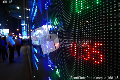 Image of Colored ticker board