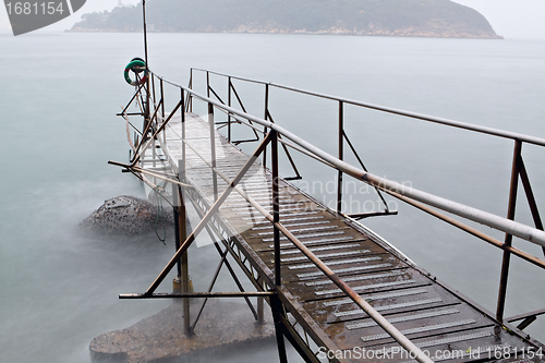 Image of hong kong Swimming Shed in sea