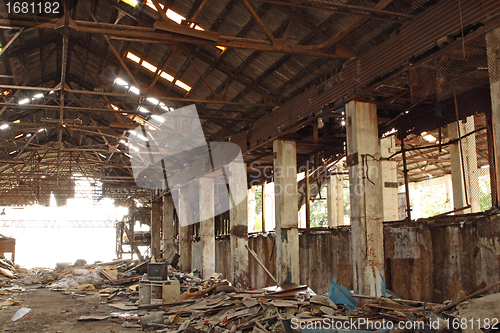 Image of Abandoned Industrial Furnace 