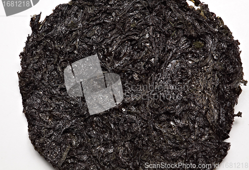 Image of One type of dried seaweed commonly used for salads and soups. 