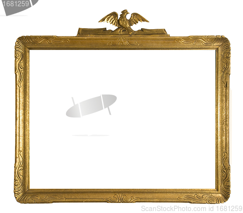 Image of Antique gold picture frame 