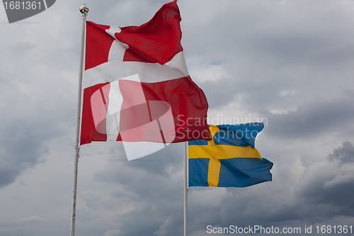 Image of Flag waving in the wind.
