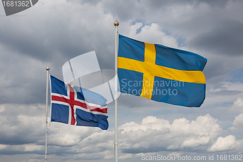 Image of Flag waving in the wind.
