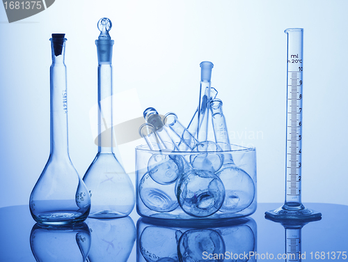 Image of Lab assorted glassware equipment