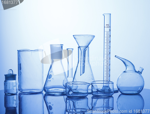 Image of Lab assorted glassware equipment