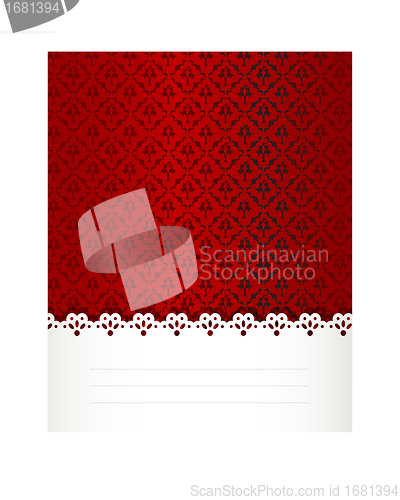 Image of Decorative card pattern