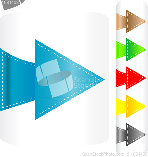 Image of Vector arrows set