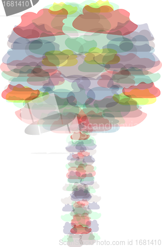 Image of vector of abstract tree icon