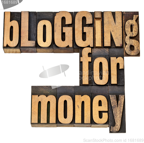 Image of blogging for money