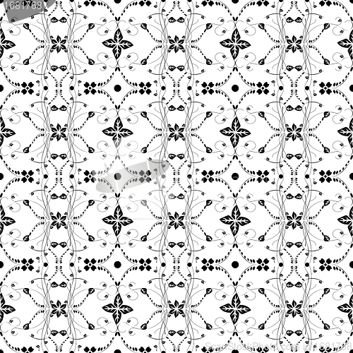 Image of Seamless Floral Pattern