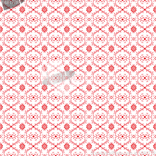 Image of Seamless Floral Pattern