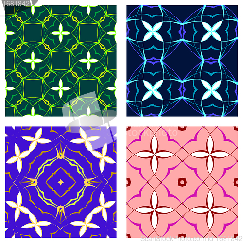 Image of floral seamless textures