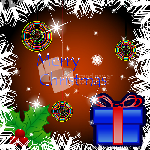 Image of happy christmas card