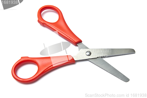 Image of Red handled scissors 