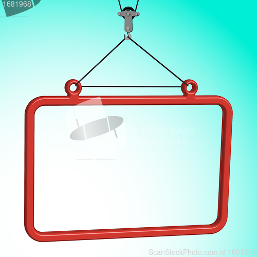 Image of frame hanged