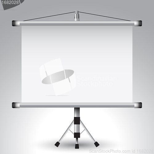 Image of projector roller screen