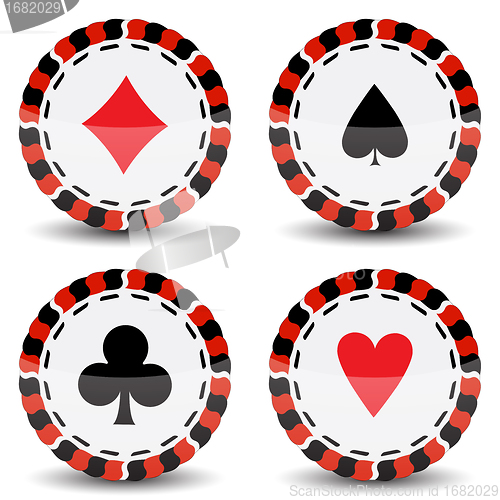 Image of casino chips