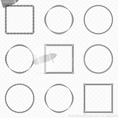 Image of black design elements