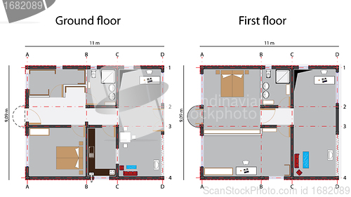 Image of home design blueprint