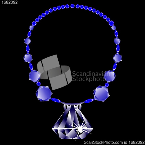 Image of diamonds necklace