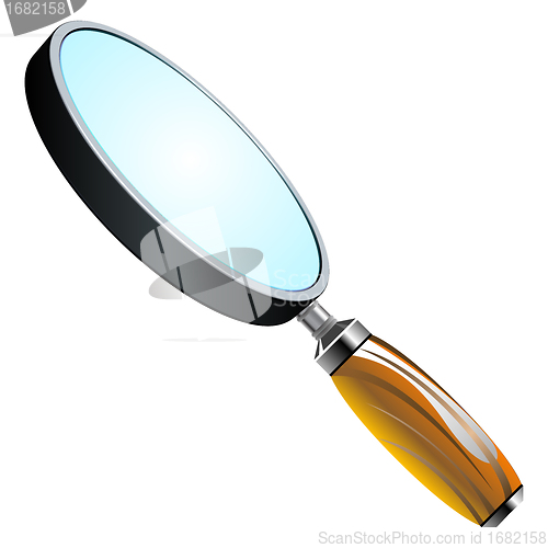 Image of 3d magnifying glass