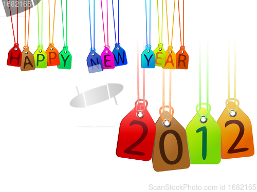 Image of happy year 2012