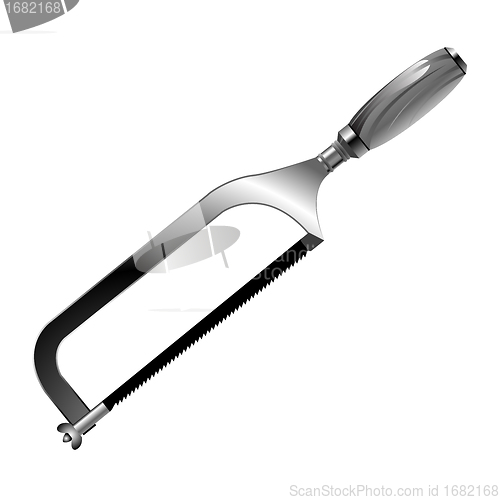 Image of handsaw against white