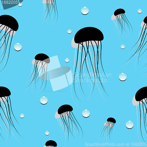 Image of jellyfish pattern