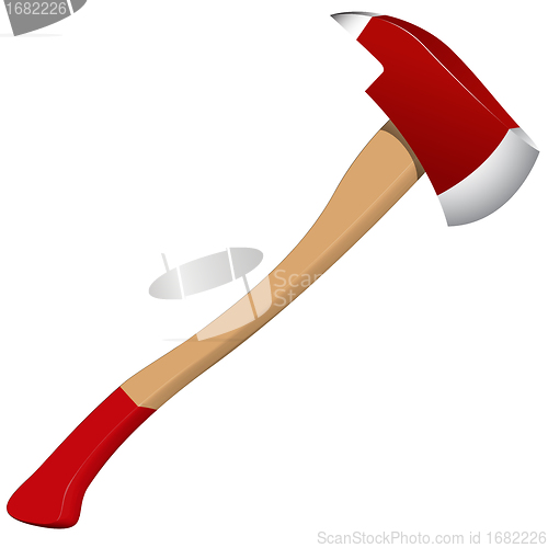 Image of firefighter axe