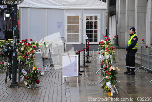 Image of Security at Oslo Courthouse