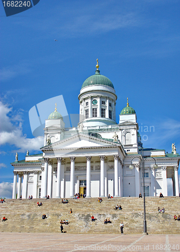 Image of Cathedral on Senate Square in Helsinki 