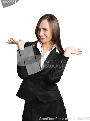 Image of Happy business woman