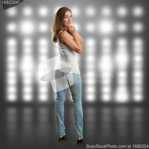 Image of woman looking on camera